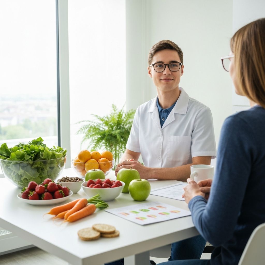 Healthy nutrition consultation